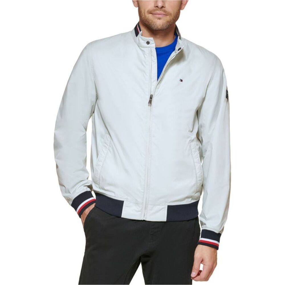 Tommy Hilfiger Mens Lightweight Bomber Jacket, NWT